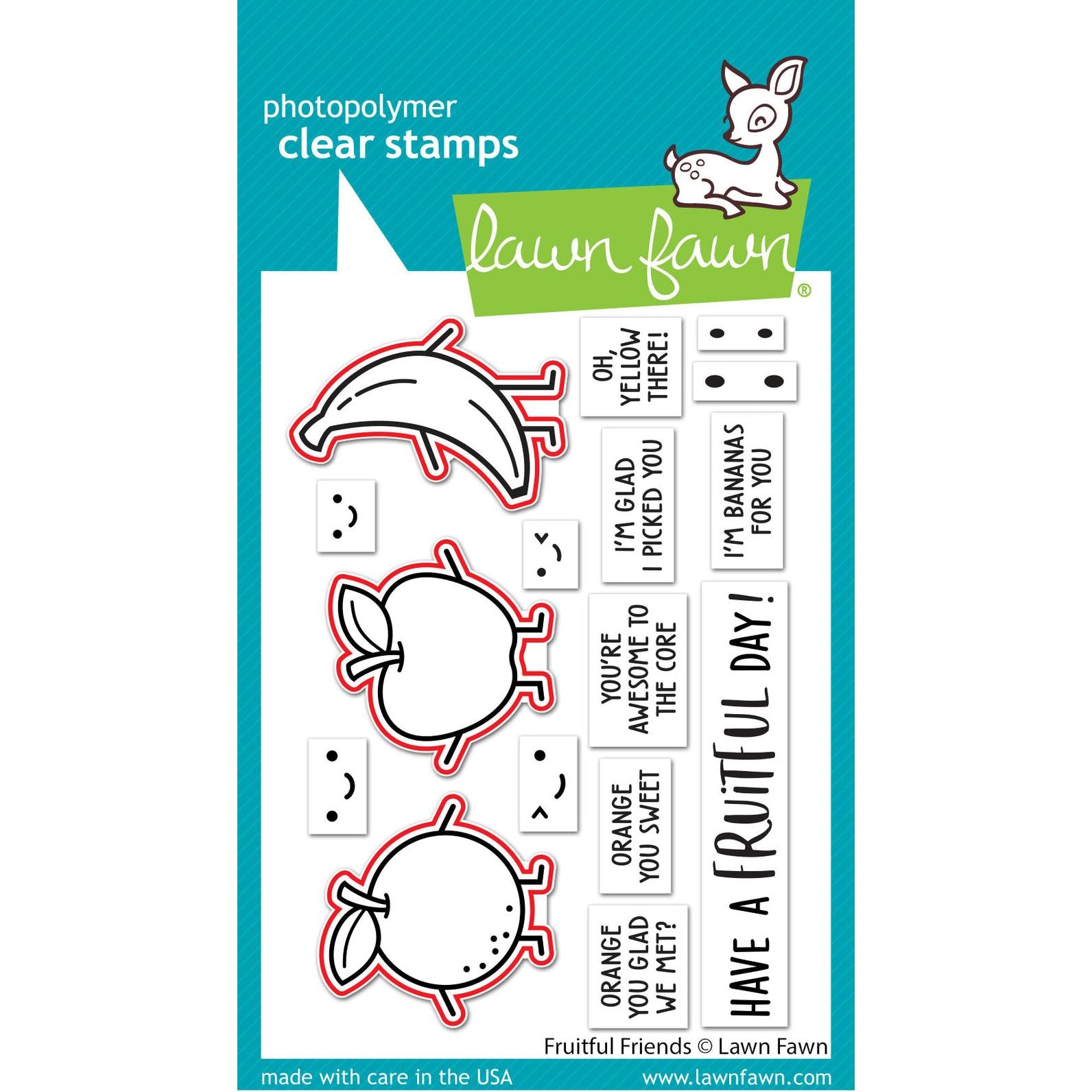 Lawn Fawn - Lawn Cuts - Fruitful Friends-ScrapbookPal