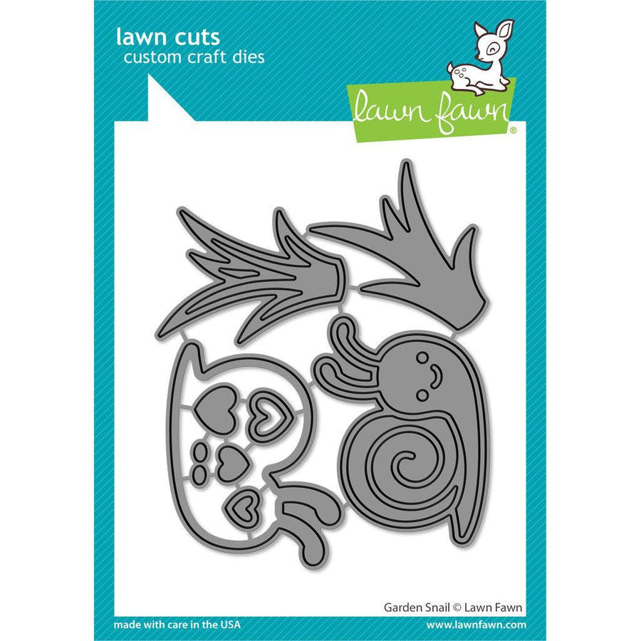 Lawn Fawn - Lawn Cuts - Garden Snail-ScrapbookPal