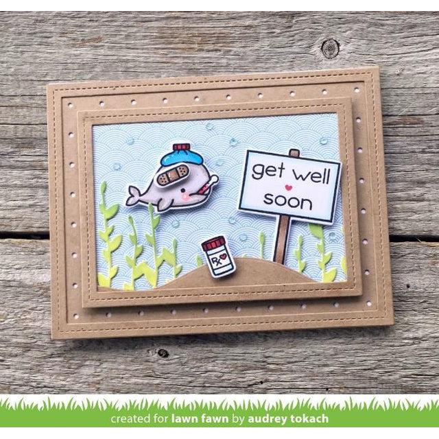 Lawn Fawn - Lawn Cuts - Get Well Before &#39;n Afters-ScrapbookPal