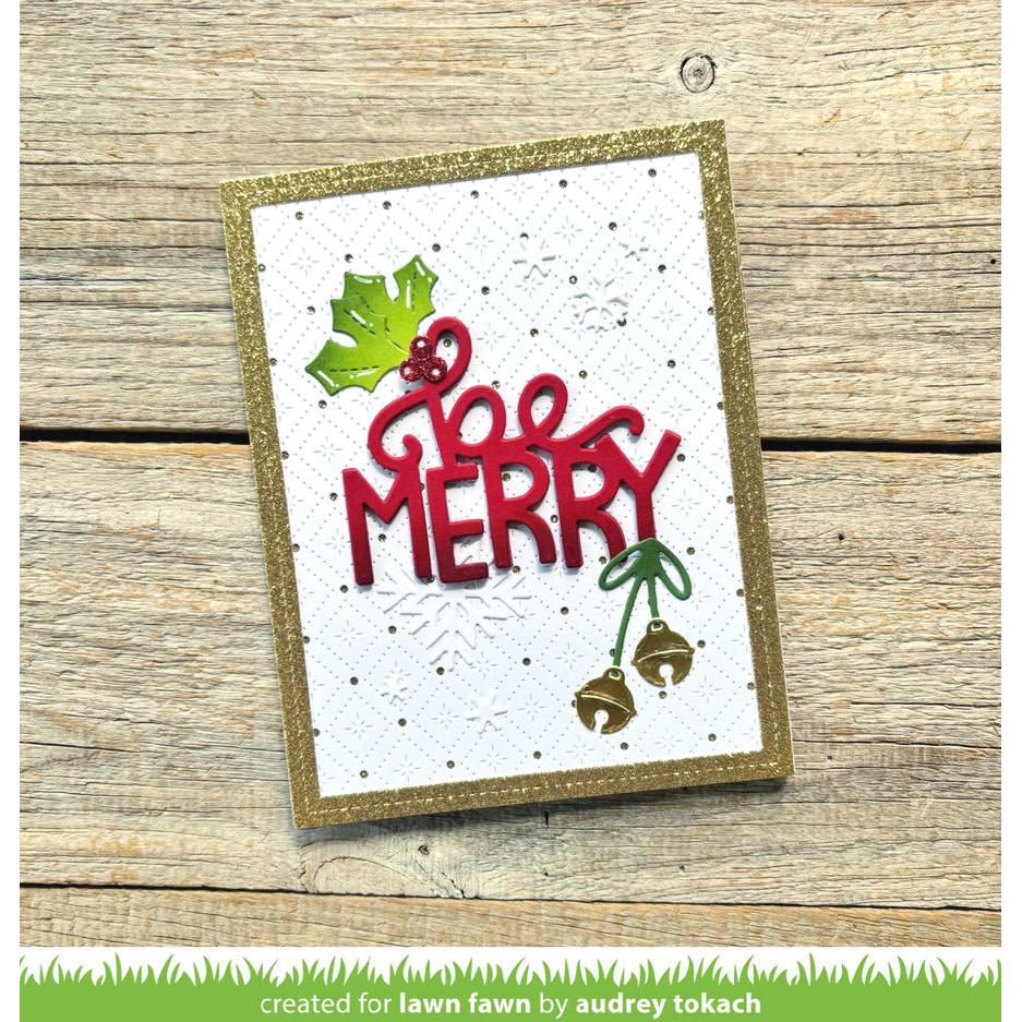 Lawn Fawn - Lawn Cuts - Giant Be Merry-ScrapbookPal