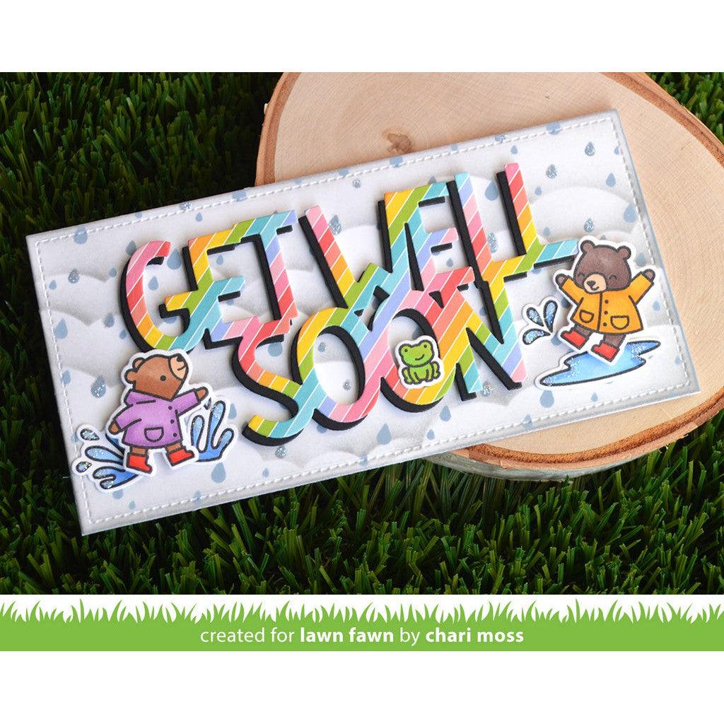 Lawn Fawn - Lawn Cuts - Giant Get Well Soon-ScrapbookPal