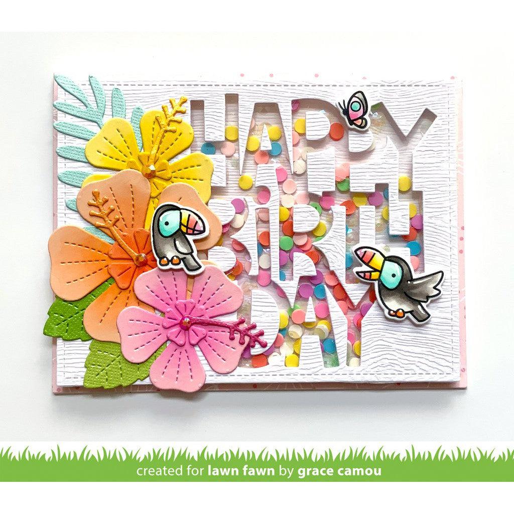 Lawn Fawn - Lawn Cuts - Giant Happy Birthday-ScrapbookPal