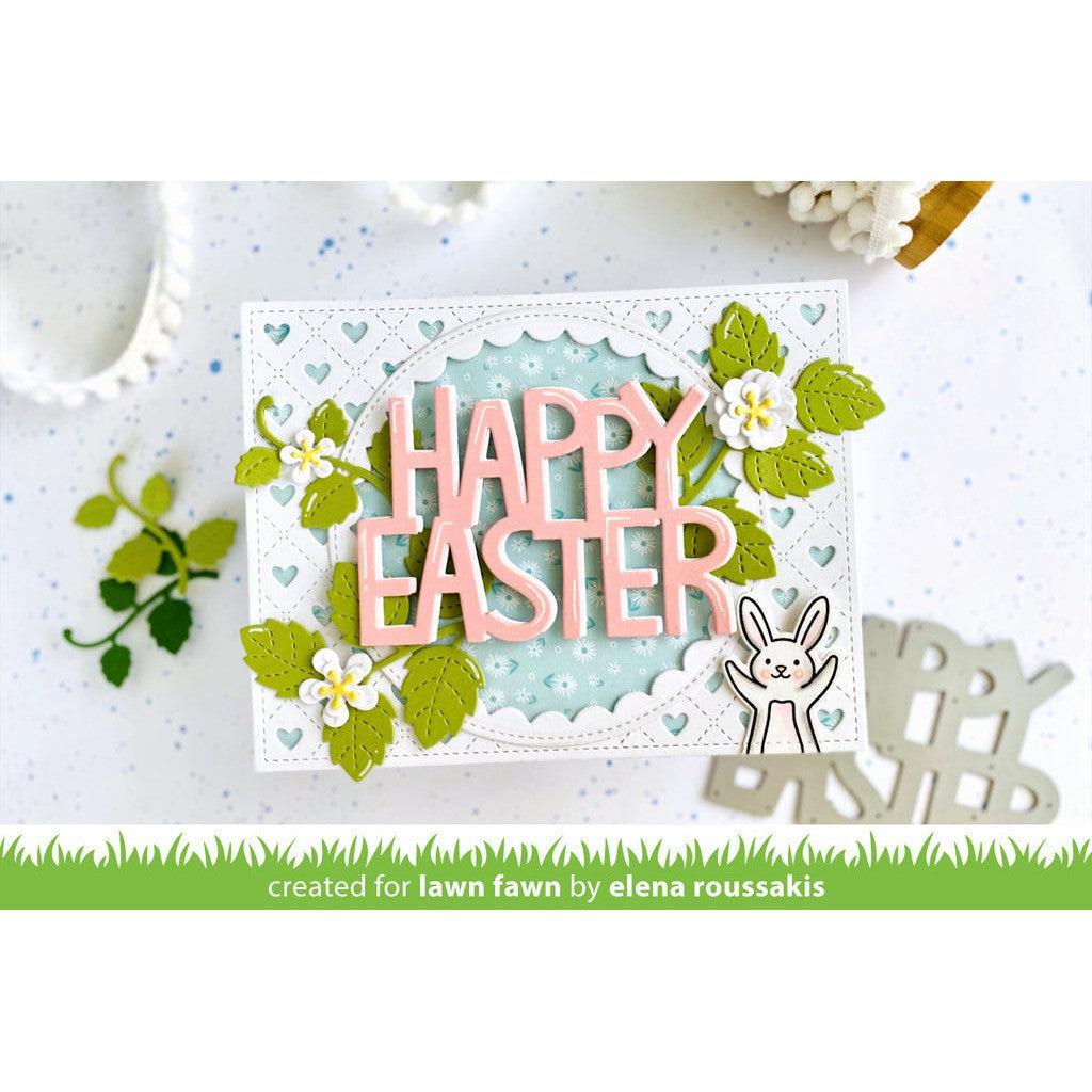 Lawn Fawn - Lawn Cuts - Giant Happy Easter-ScrapbookPal