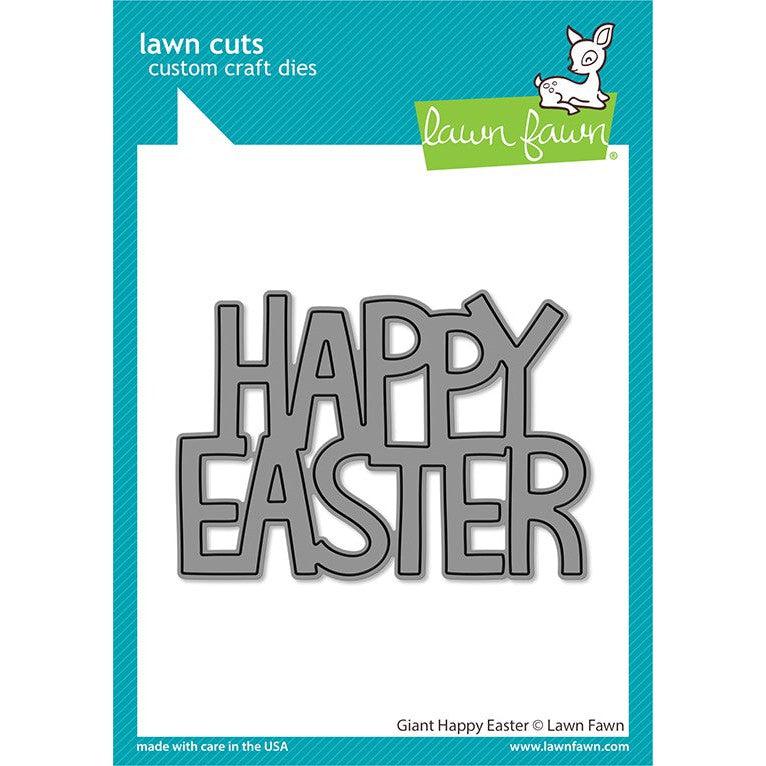 Lawn Fawn - Lawn Cuts - Giant Happy Easter-ScrapbookPal