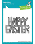 Lawn Fawn - Lawn Cuts - Giant Happy Easter-ScrapbookPal