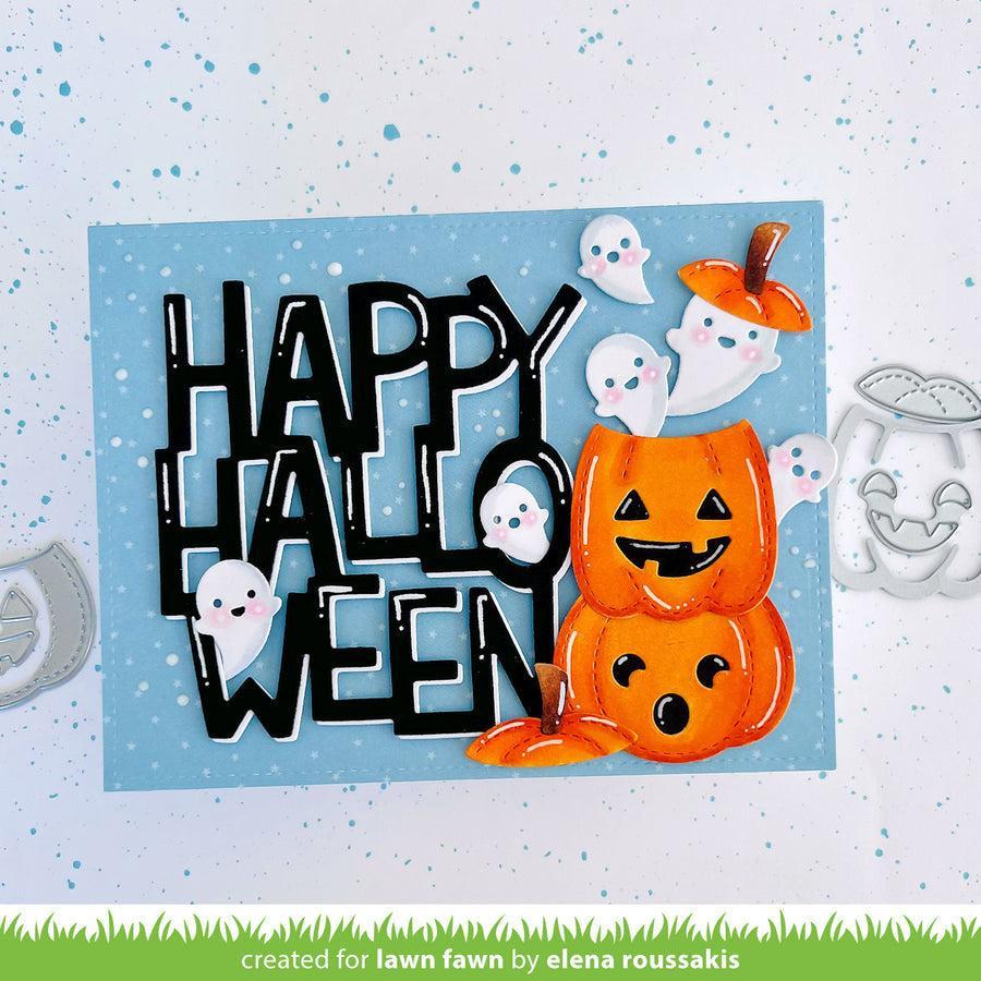 Lawn Fawn - Lawn Cuts - Giant Happy Halloween: Portrait-ScrapbookPal