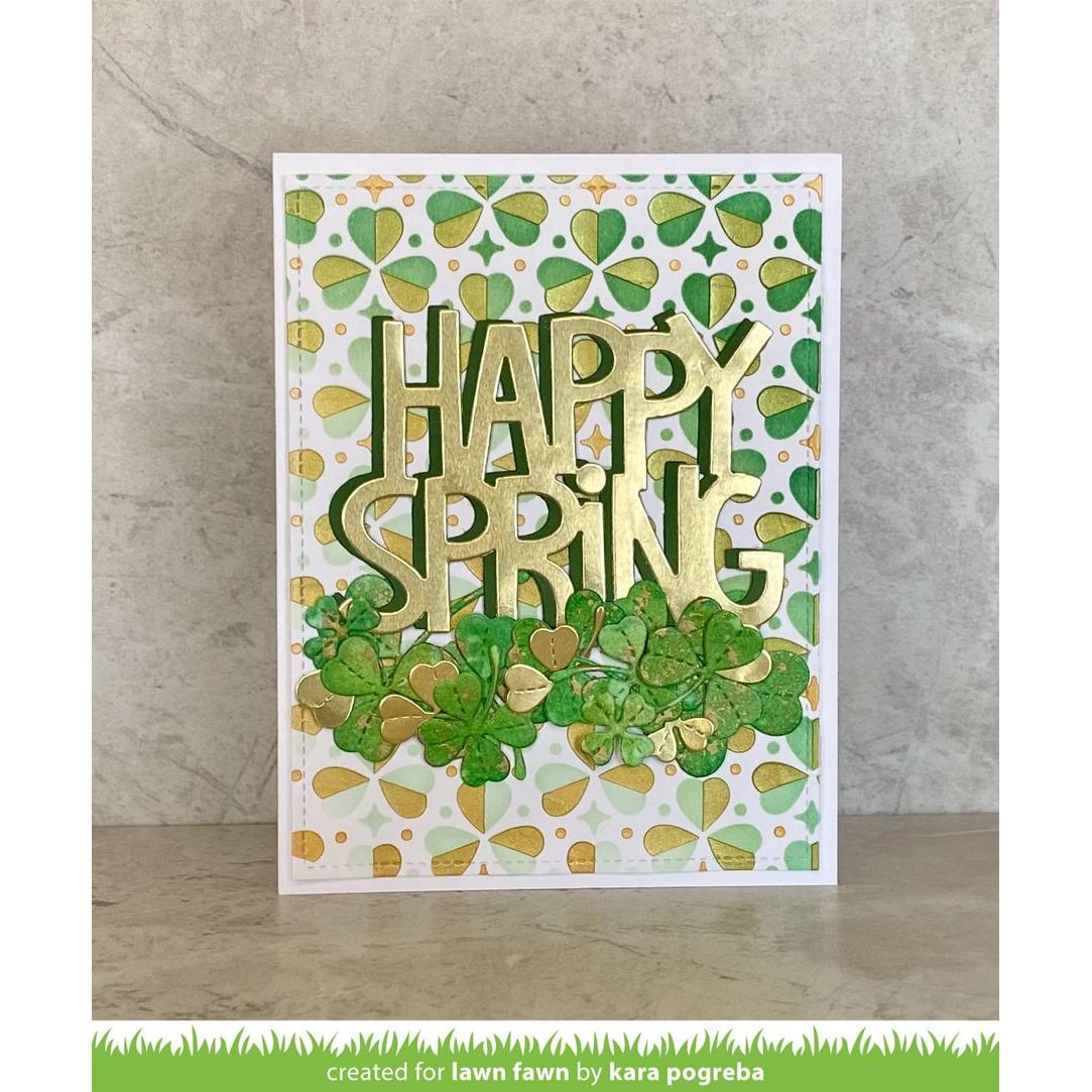 Lawn Fawn - Lawn Cuts - Giant Happy Spring-ScrapbookPal