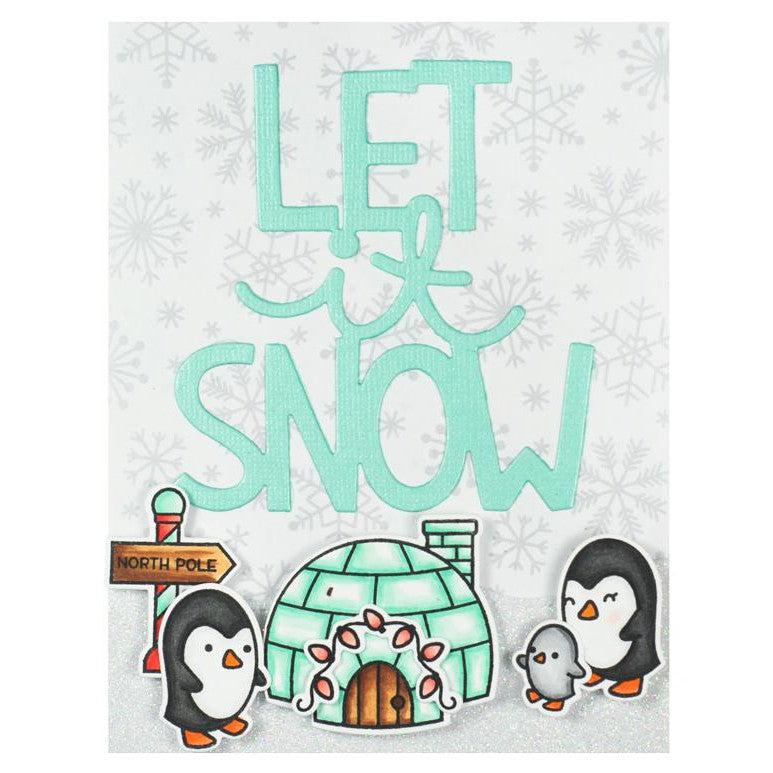 Lawn Fawn - Lawn Cuts - Giant Let It Snow-ScrapbookPal