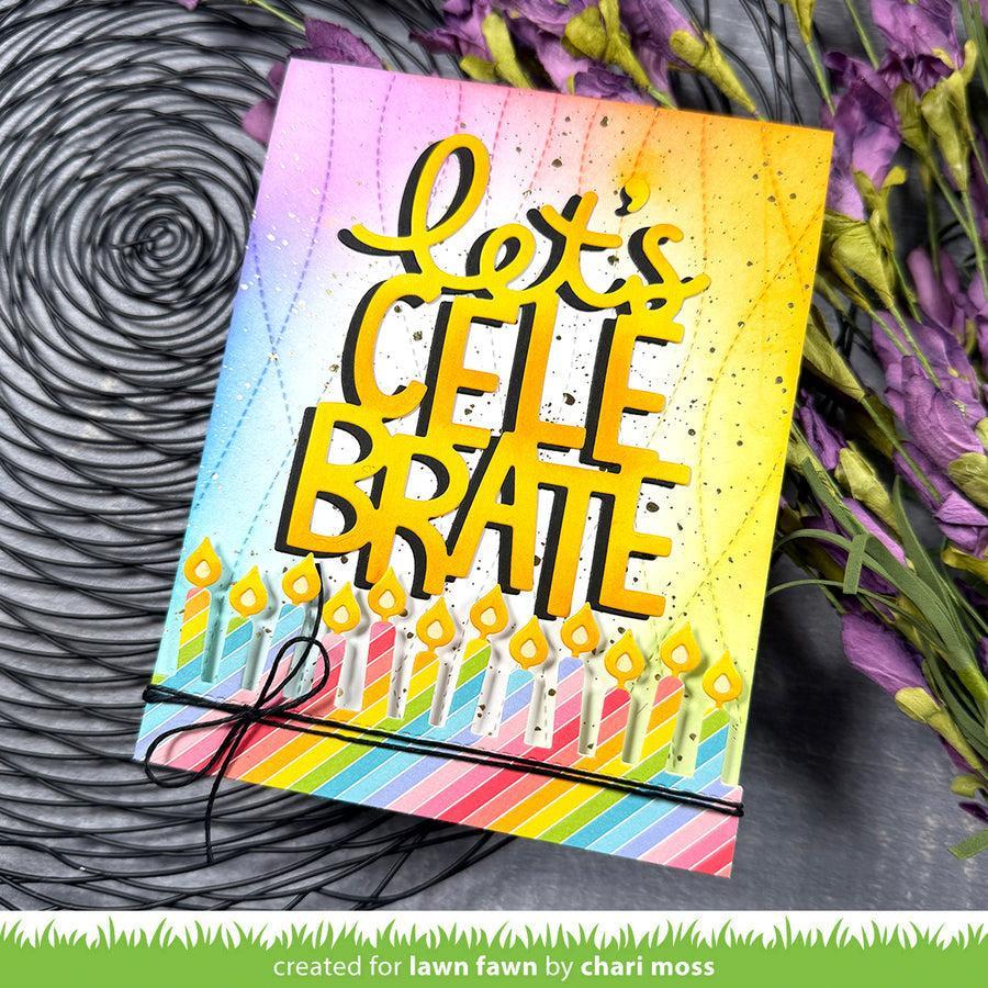 Lawn Fawn - Lawn Cuts - Giant Let's Celebrate-ScrapbookPal