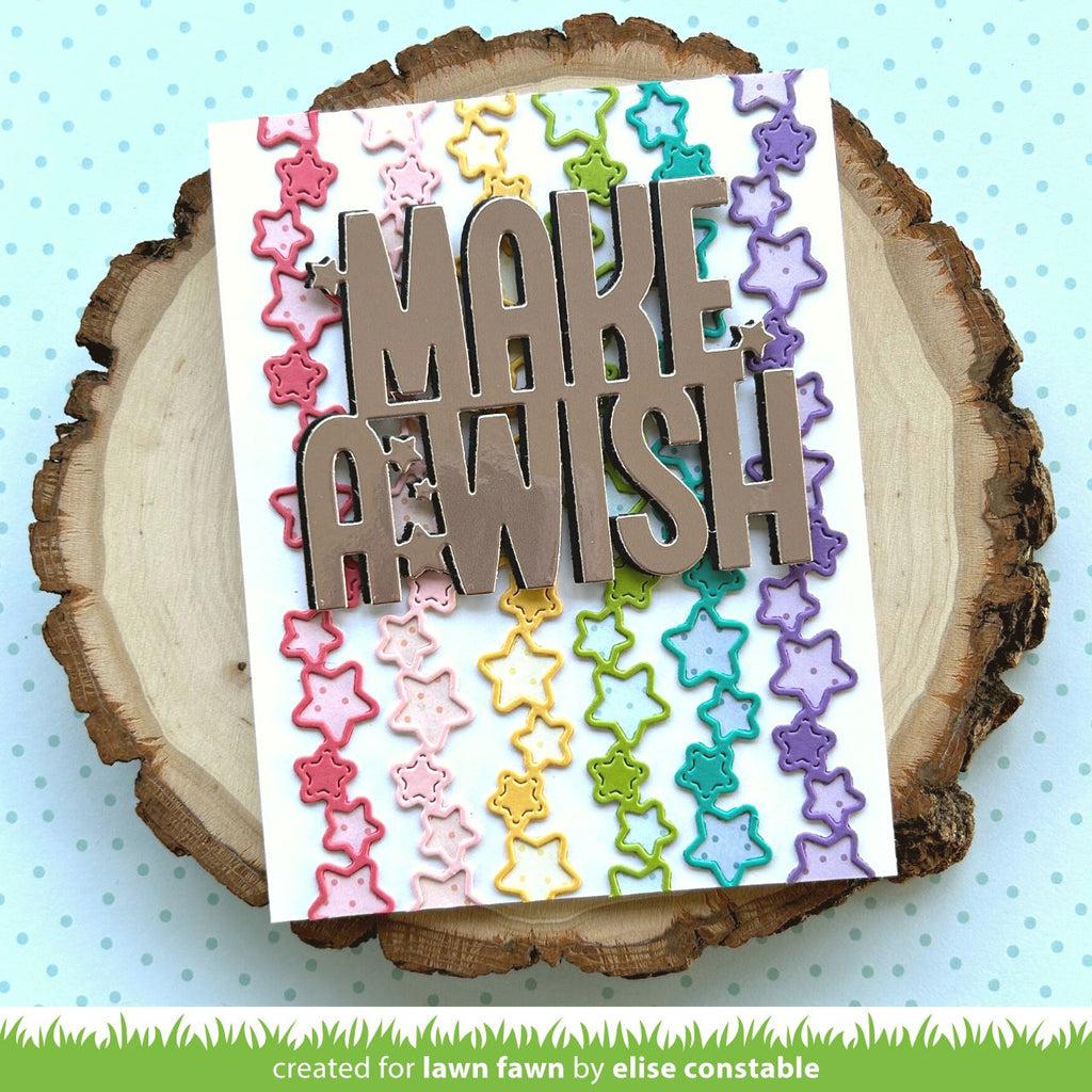 Lawn Fawn - Lawn Cuts - Giant Make a Wish-ScrapbookPal