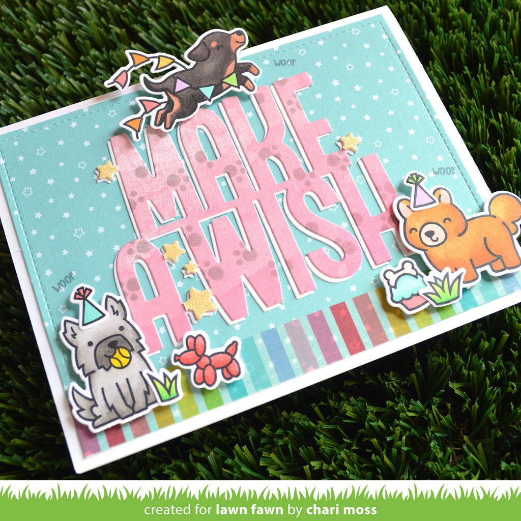 Lawn Fawn - Lawn Cuts - Giant Make a Wish-ScrapbookPal