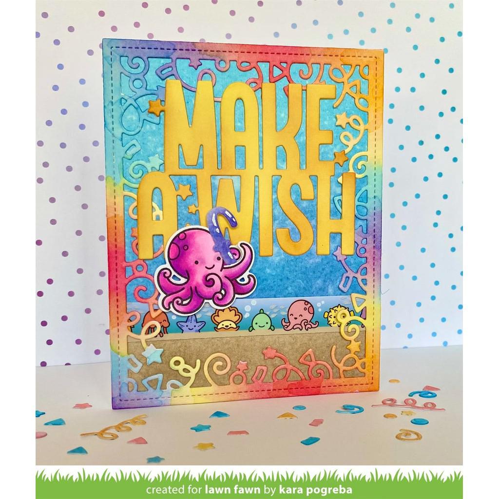 Lawn Fawn - Lawn Cuts - Giant Make a Wish-ScrapbookPal