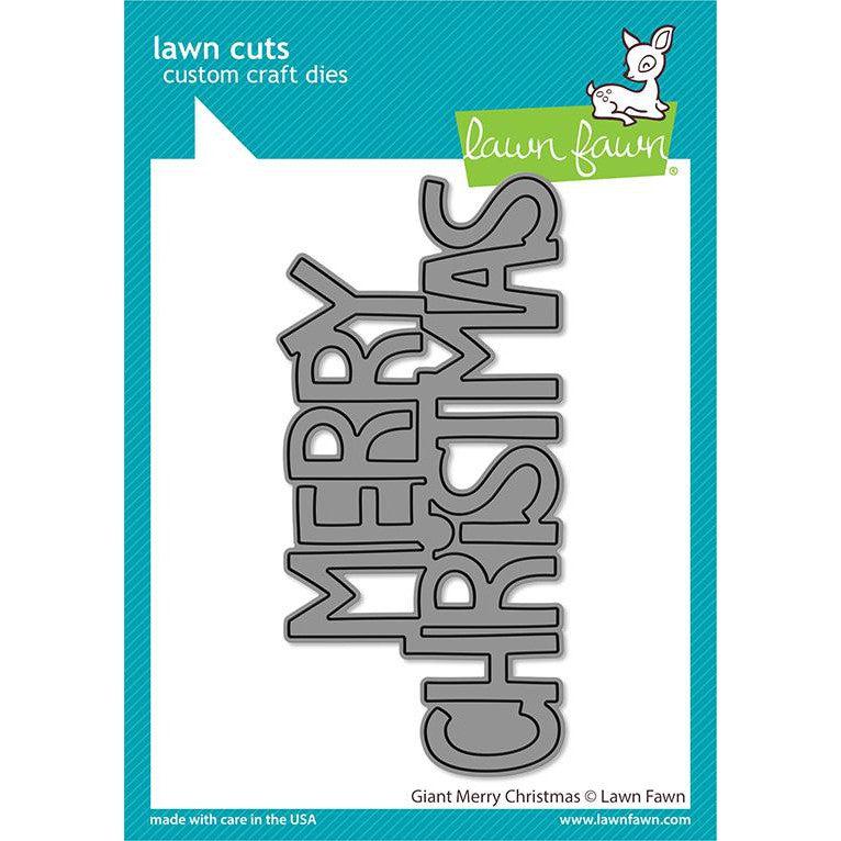 Lawn Fawn - Lawn Cuts - Giant Merry Christmas-ScrapbookPal