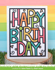 Lawn Fawn - Lawn Cuts - Giant Outlined Happy Birthday: Portrait-ScrapbookPal