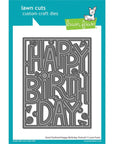 Lawn Fawn - Lawn Cuts - Giant Outlined Happy Birthday: Portrait-ScrapbookPal