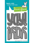 Lawn Fawn - Lawn Cuts - Giant Outlined Yay-ScrapbookPal