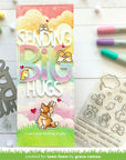 Lawn Fawn - Lawn Cuts - Giant Sending Big Hugs-ScrapbookPal