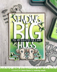 Lawn Fawn - Lawn Cuts - Giant Sending Big Hugs-ScrapbookPal