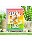 Lawn Fawn - Lawn Cuts - Giant Sending Big Hugs-ScrapbookPal