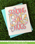 Lawn Fawn - Lawn Cuts - Giant Sending Big Hugs-ScrapbookPal