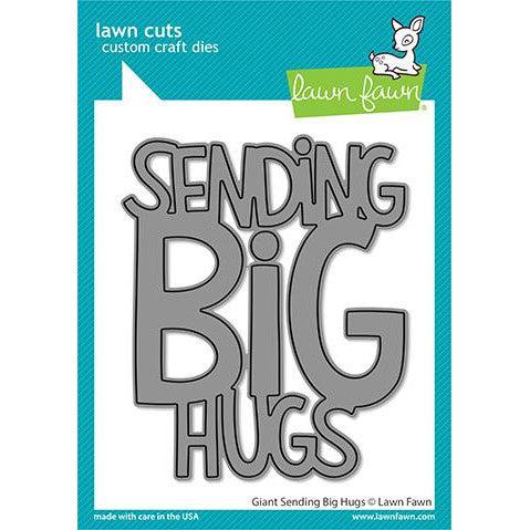 Lawn Fawn - Lawn Cuts - Giant Sending Big Hugs-ScrapbookPal