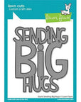 Lawn Fawn - Lawn Cuts - Giant Sending Big Hugs-ScrapbookPal