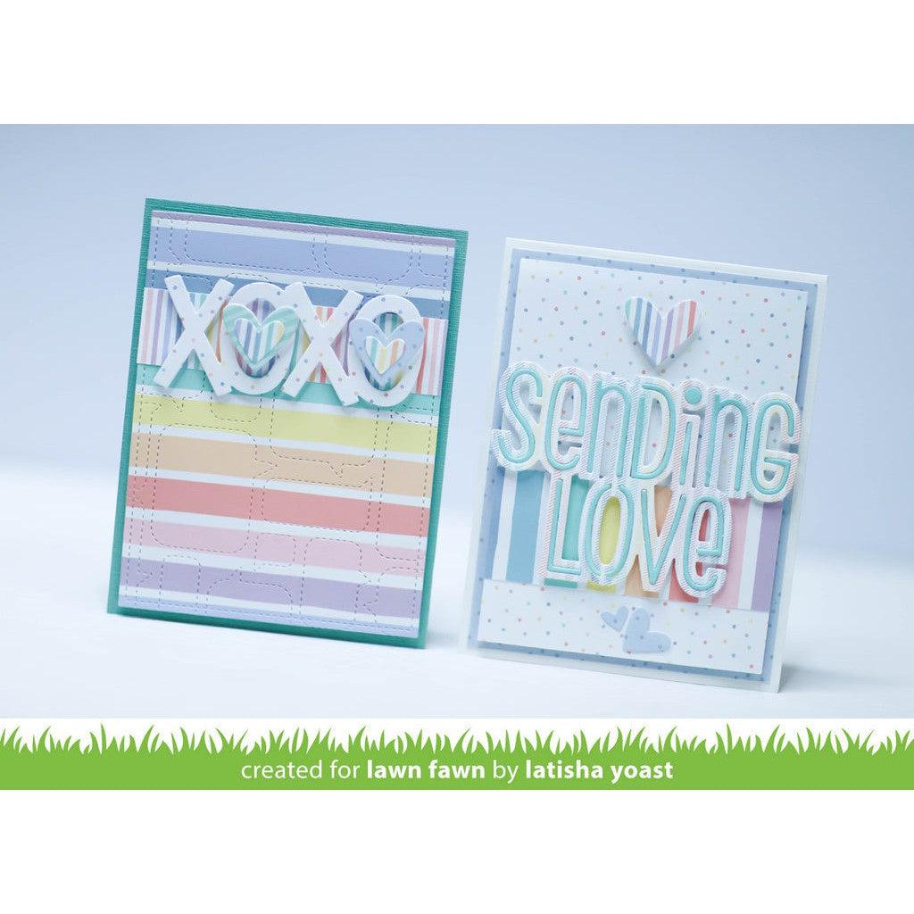 Lawn Fawn - Lawn Cuts - Giant Sending Love-ScrapbookPal