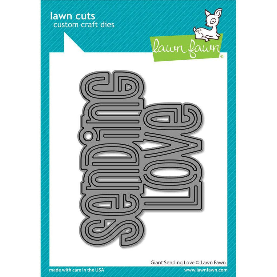 Lawn Fawn - Lawn Cuts - Giant Sending Love-ScrapbookPal