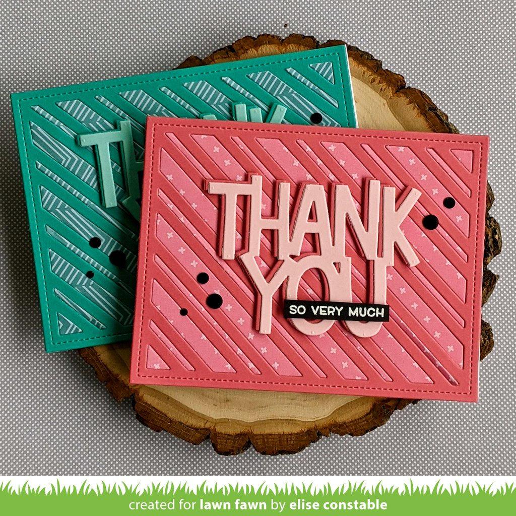 Lawn Fawn - Lawn Cuts - Giant Thank You-ScrapbookPal