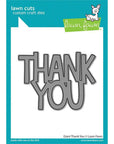 Lawn Fawn - Lawn Cuts - Giant Thank You-ScrapbookPal