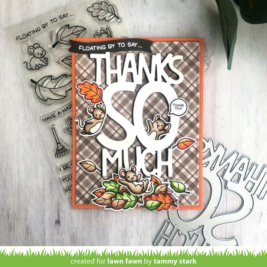 Lawn Fawn - Lawn Cuts - Giant Thanks So Much-ScrapbookPal