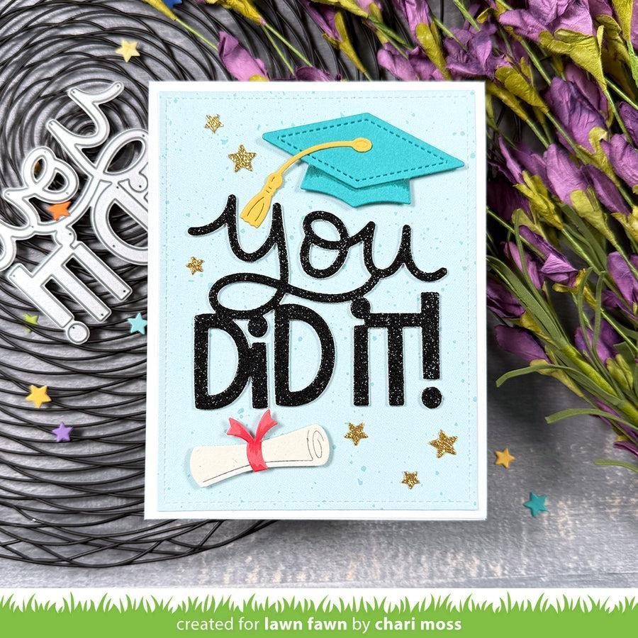 Lawn Fawn - Lawn Cuts - Giant You Did It-ScrapbookPal