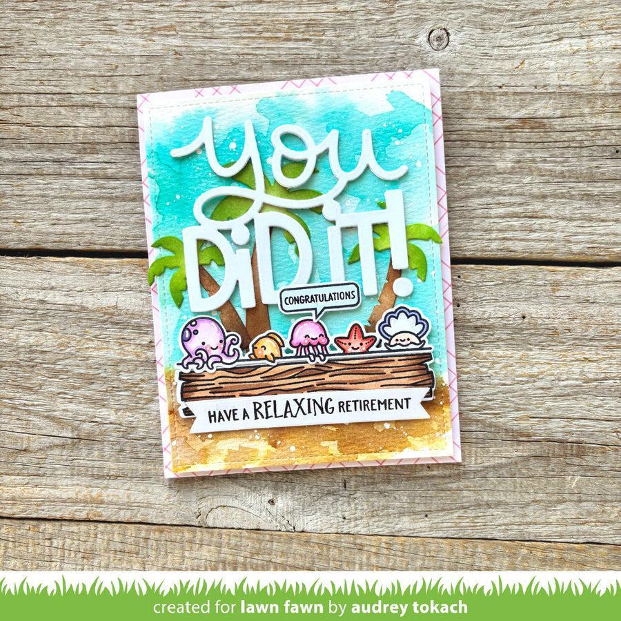 Lawn Fawn - Lawn Cuts - Giant You Did It-ScrapbookPal