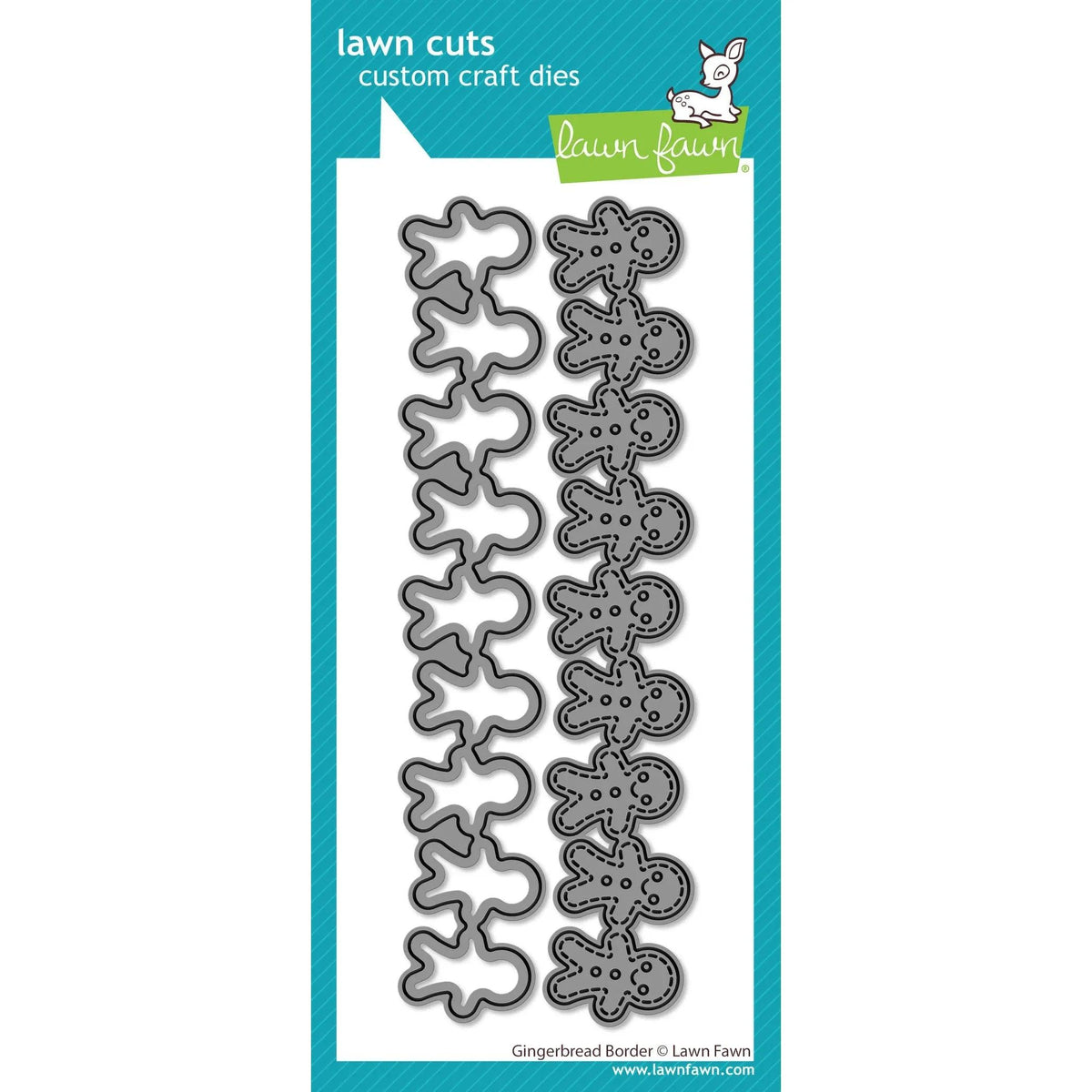 Lawn Fawn - Lawn Cuts - Gingerbread Border-ScrapbookPal