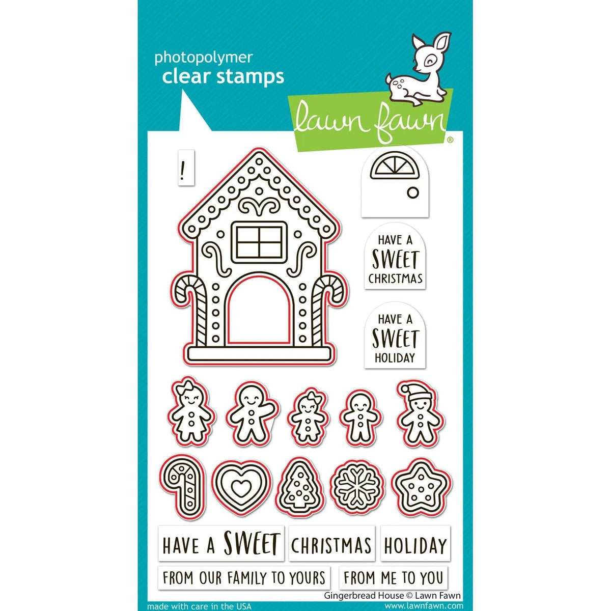 Lawn Fawn - Lawn Cuts - Gingerbread House-ScrapbookPal
