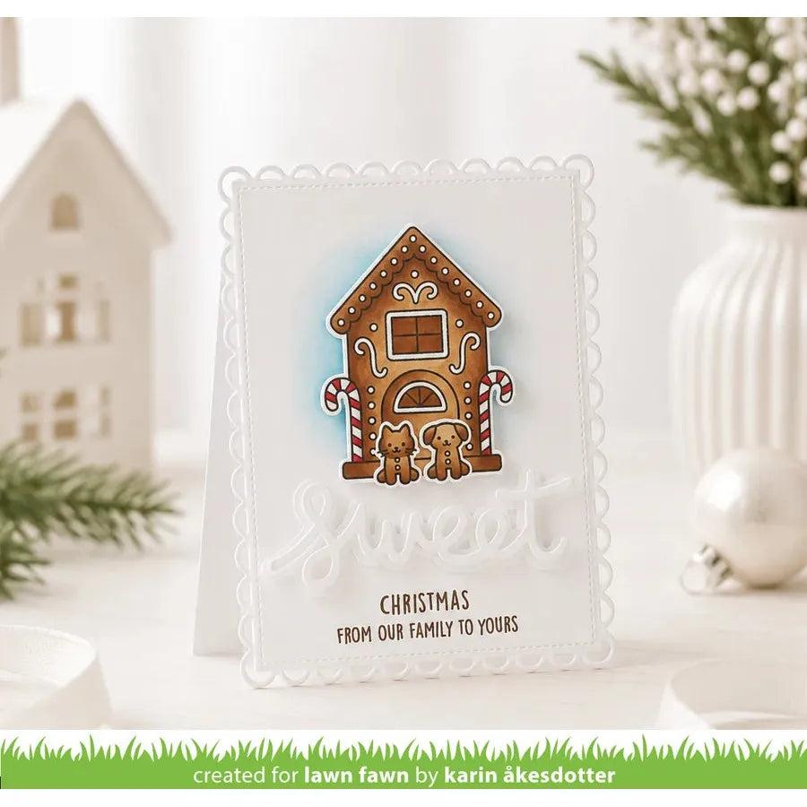 Lawn Fawn - Lawn Cuts - Gingerbread House Add-On-ScrapbookPal