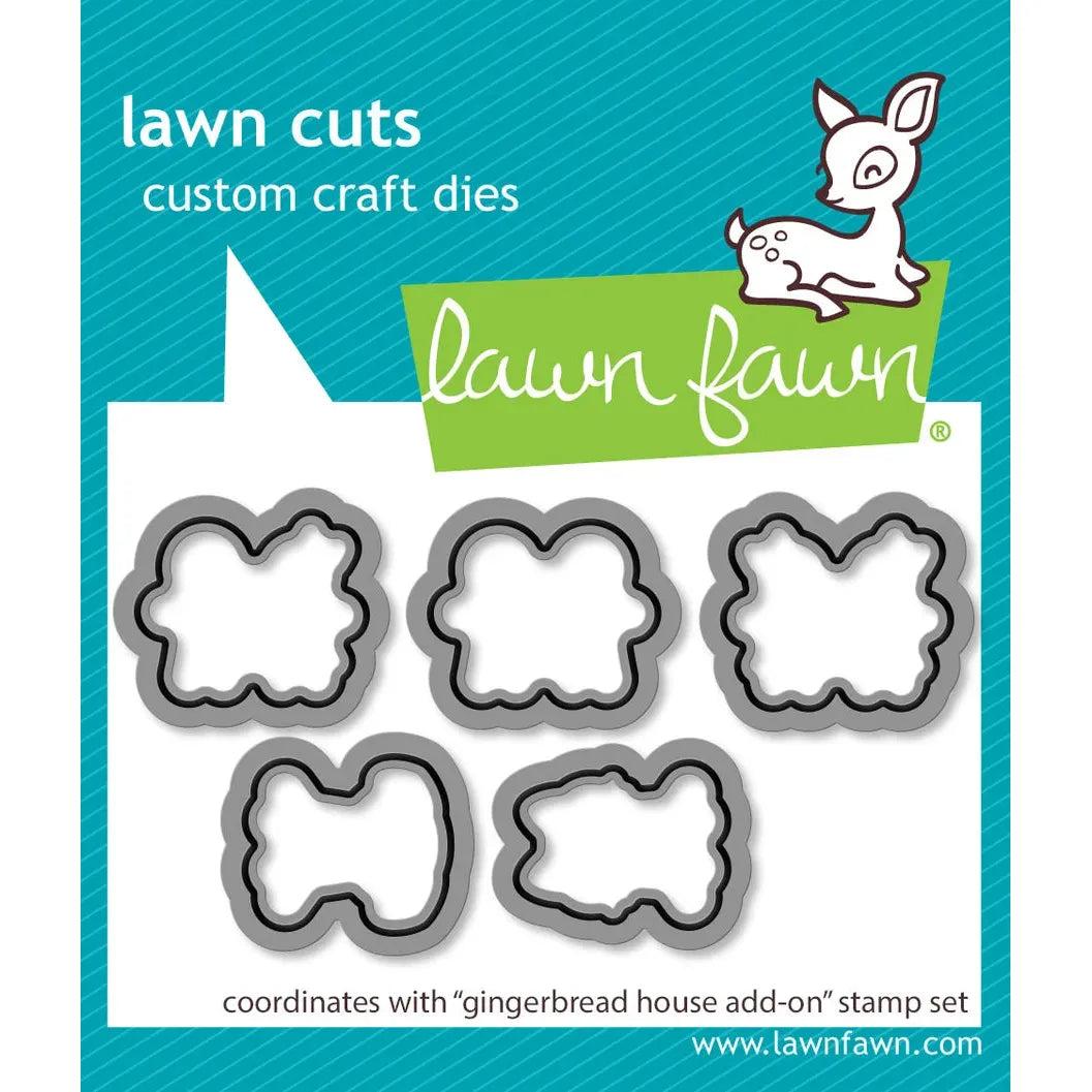Lawn Fawn - Lawn Cuts - Gingerbread House Add-On-ScrapbookPal