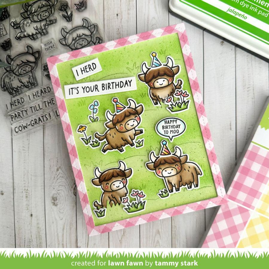 Lawn Fawn - Lawn Cuts - Grassy Pasture Backdrop: Portrait-ScrapbookPal