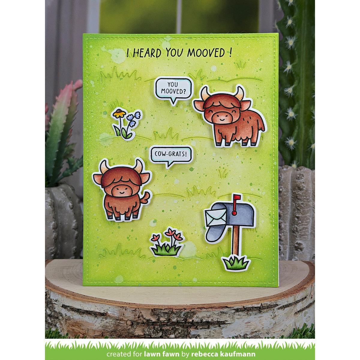 Lawn Fawn - Lawn Cuts - Grassy Pasture Backdrop: Portrait-ScrapbookPal