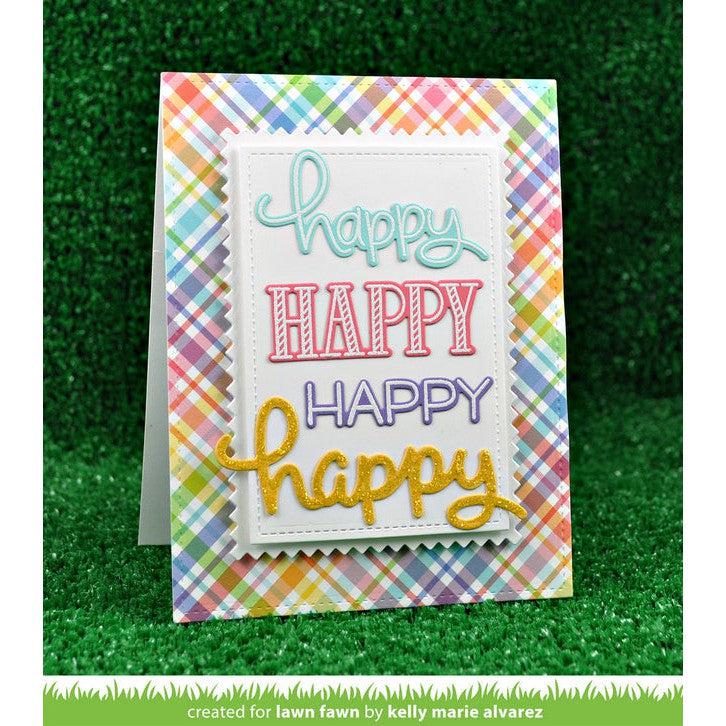 Lawn Fawn - Lawn Cuts - Happy Happy Happy-ScrapbookPal