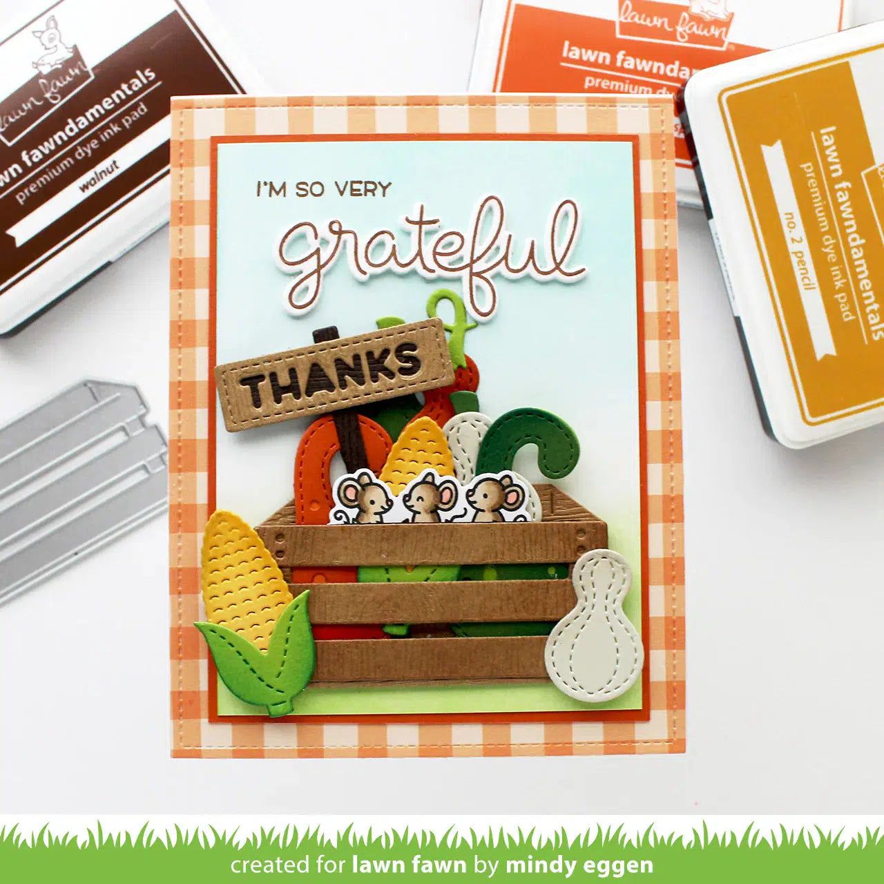 Lawn Fawn - Lawn Cuts - Harvest Crate-ScrapbookPal