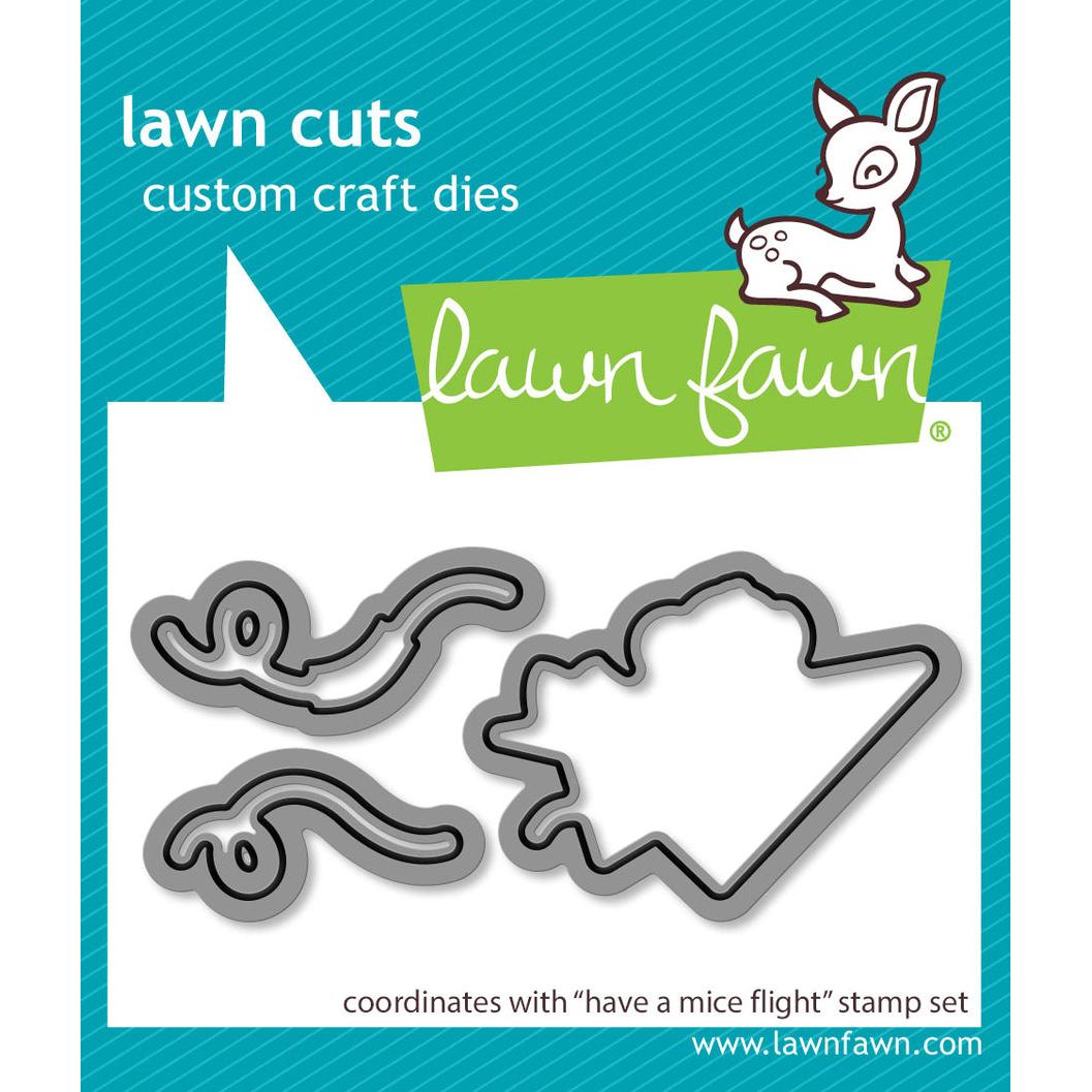 Lawn Fawn - Lawn Cuts - Have A Mice Flight-ScrapbookPal