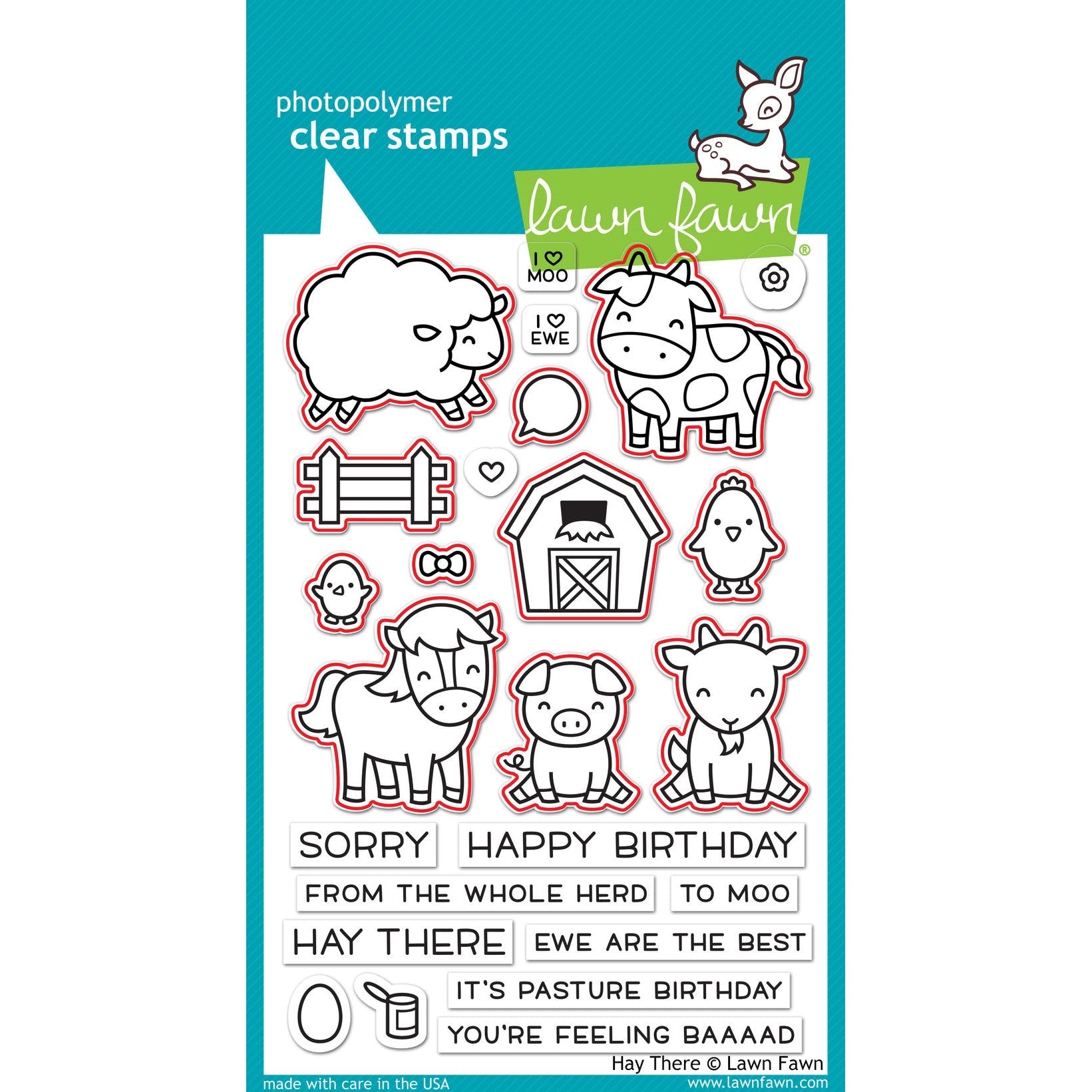 Lawn Fawn - Lawn Cuts - Hay There-ScrapbookPal