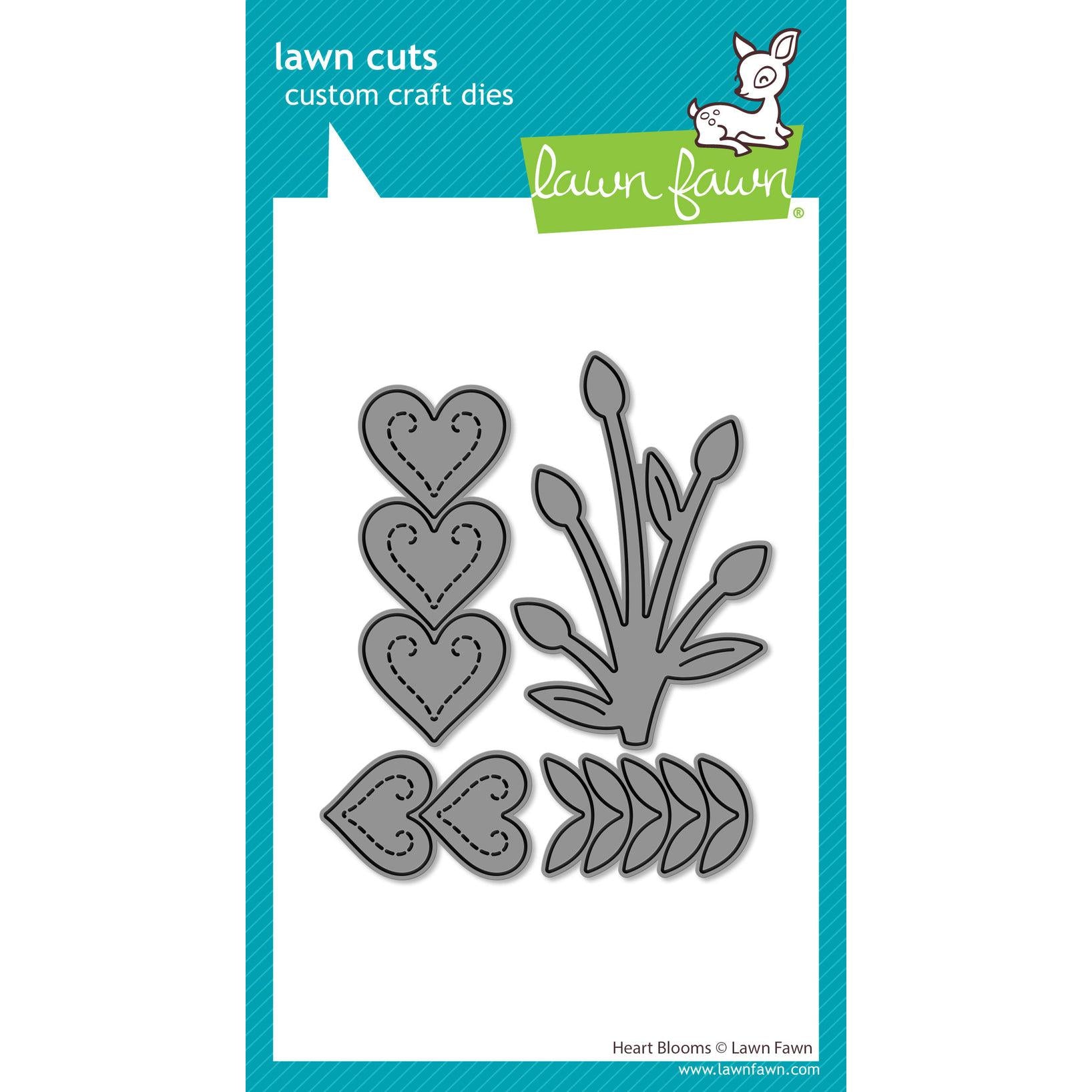 Lawn Fawn - Lawn Cuts - Heart Blooms-ScrapbookPal