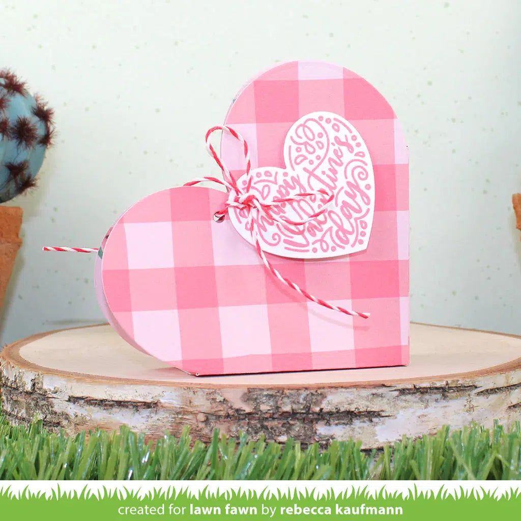 Lawn Fawn - Lawn Cuts - Heart Pouch-ScrapbookPal