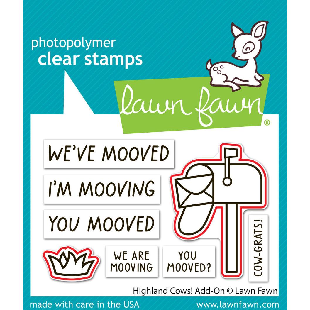Lawn Fawn - Lawn Cuts - Highland Cows! Add-On-ScrapbookPal