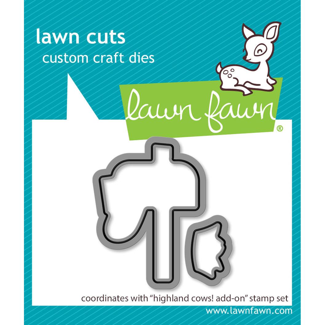 Lawn Fawn - Lawn Cuts - Highland Cows! Add-On-ScrapbookPal