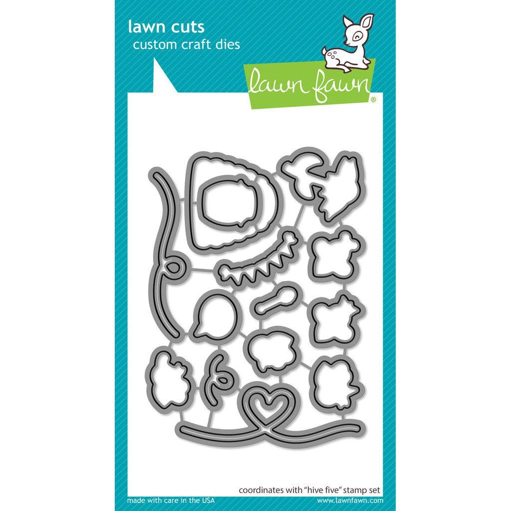 Lawn Fawn - Lawn Cuts - Hive Five-ScrapbookPal