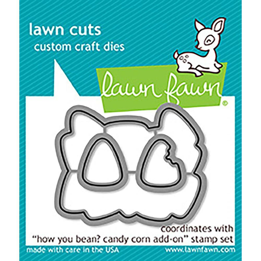 Lawn Fawn - Lawn Cuts - How You Bean? Candy Corn Add-On-ScrapbookPal