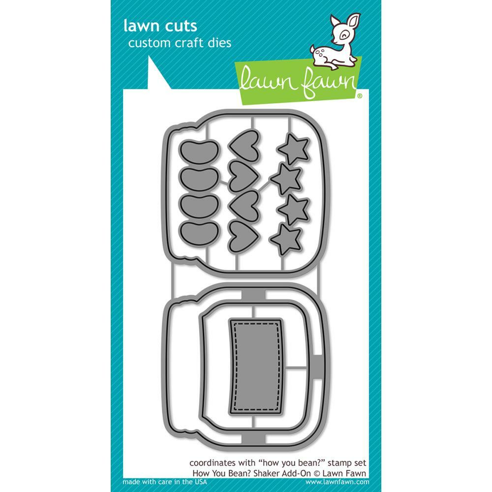 Lawn Fawn - Lawn Cuts - How You Bean? Shaker Add-On-ScrapbookPal